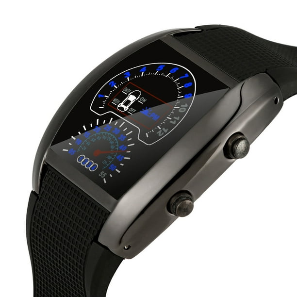 Mens Dot Matrix Sports Watch