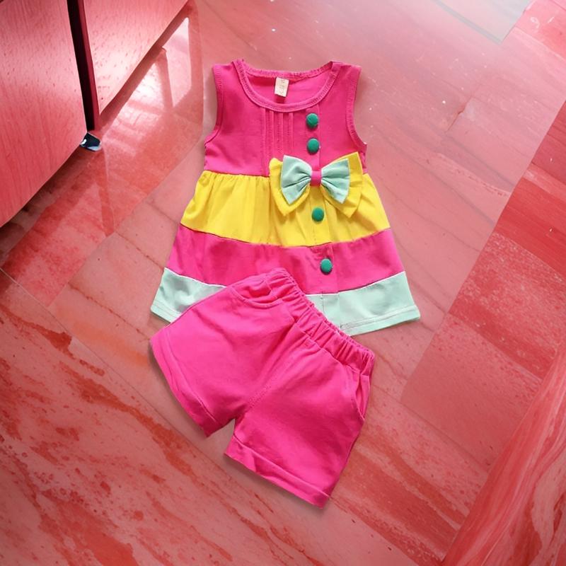 Rainbow Delight Toddler Summer Outfit