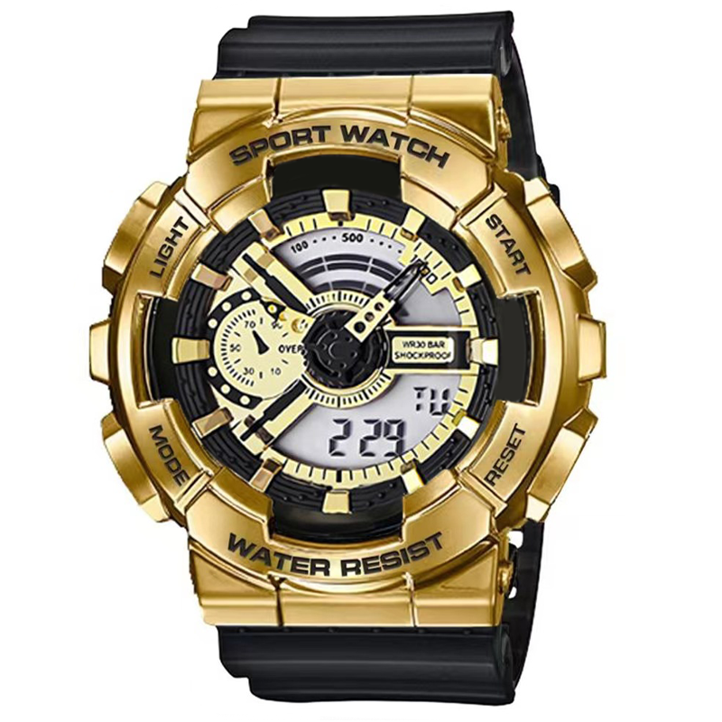 Electroplating color multifunctional electronic watch