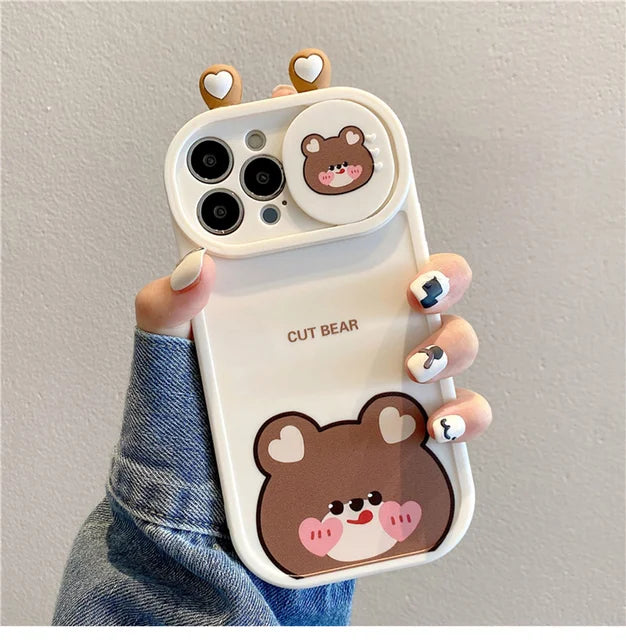 Cartoon Bear Funny Frog Cute