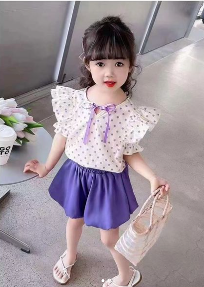 Cute Baby Girls Red Polka Dots Peter Pan