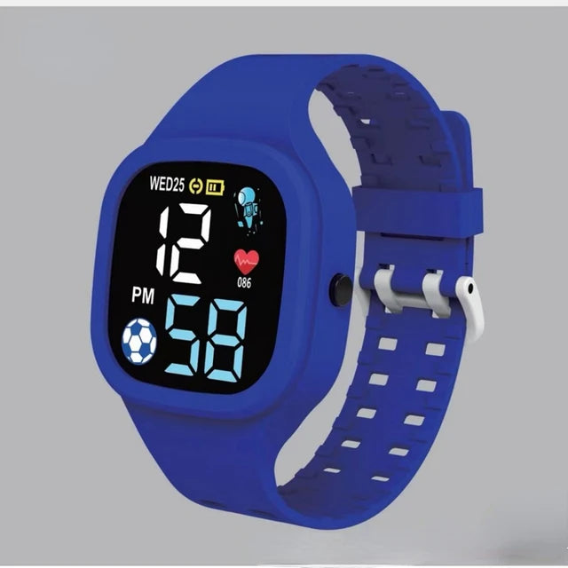 Digital Sports Student Wrist Watch