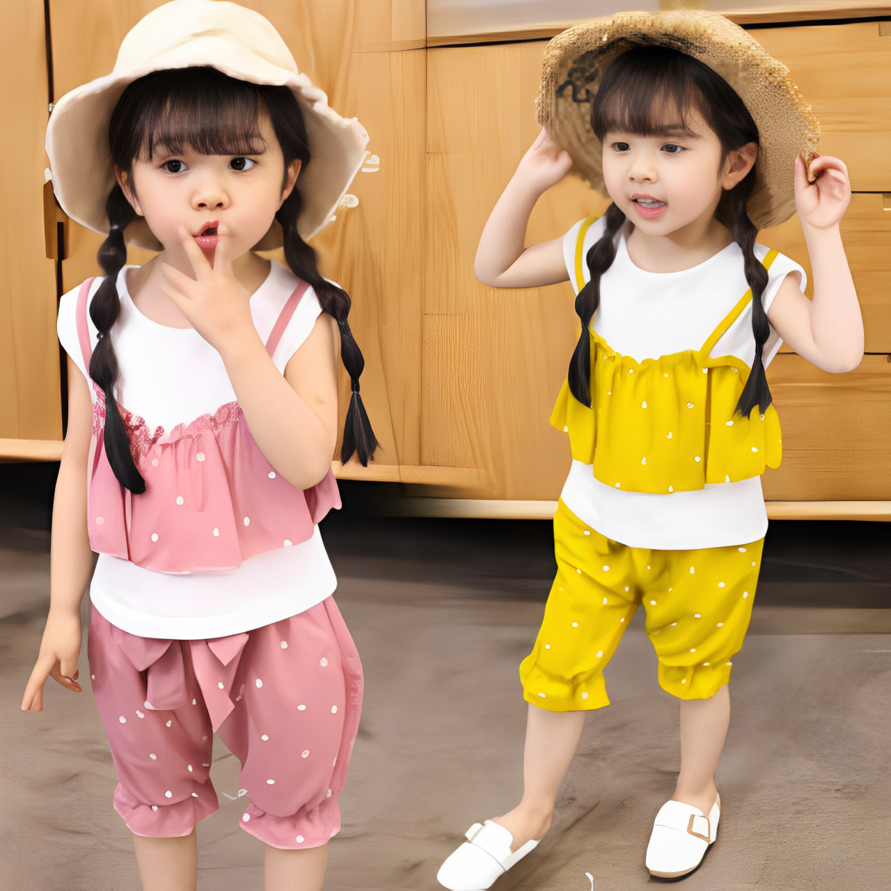 Children's Vest and Short Tracksuit