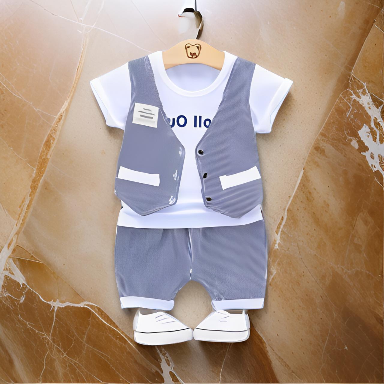 Stylish baby boy summer