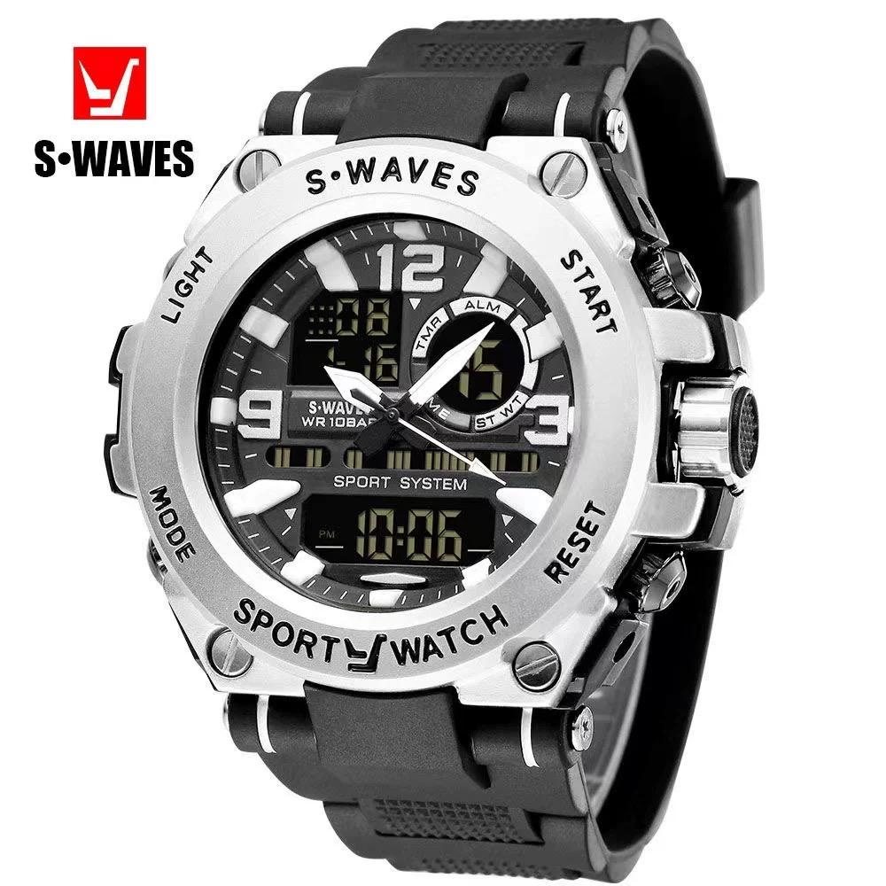 Men's Sports Dual Display Watch