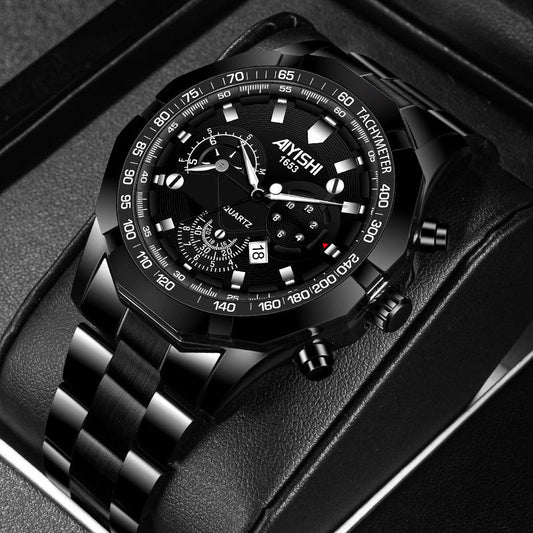 Luxury Steel strap Wristwatches Waterproof Wrist Watch