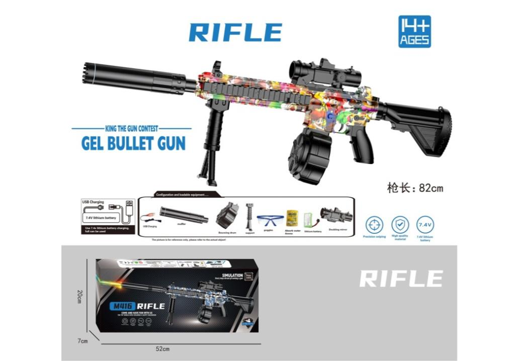 Electric Full - Automatic Gel Bullet  Gun - Easy to Use and Play - Full Automatic