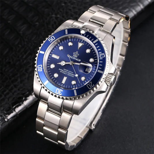 Luxury Brand Mens Watches Rotating Bezel Sapphire Crystal  Watch